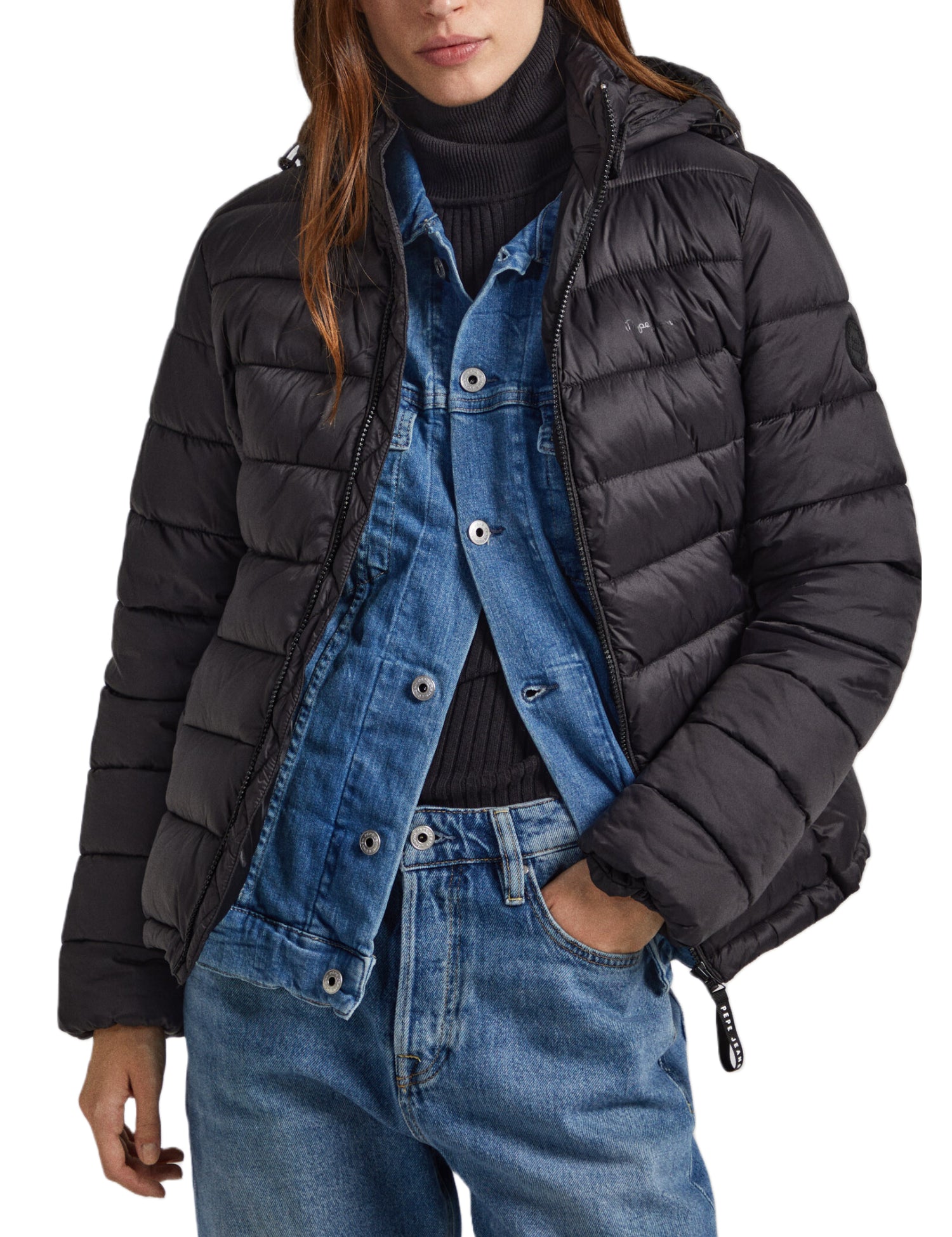 Piumini Nero Pepe Jeans
