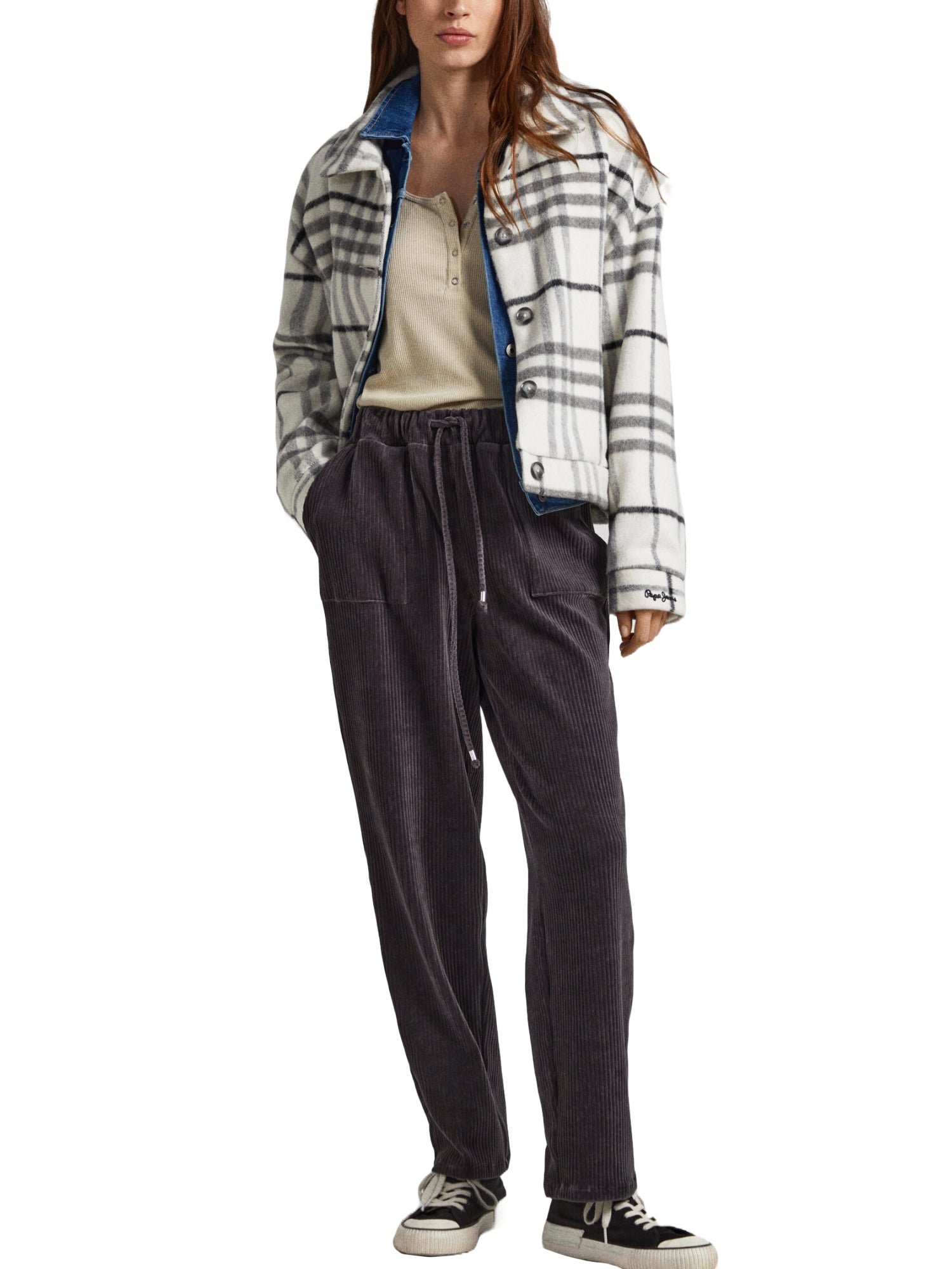 Pantaloni Grigio Pepe Jeans