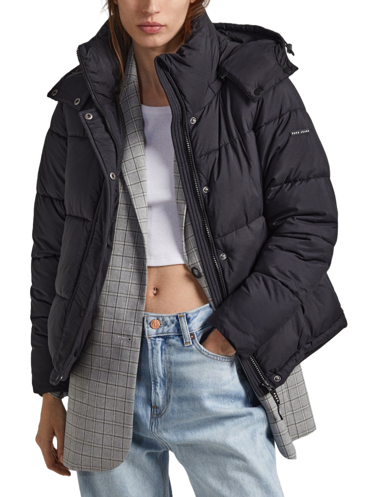 Piumini Nero Pepe Jeans