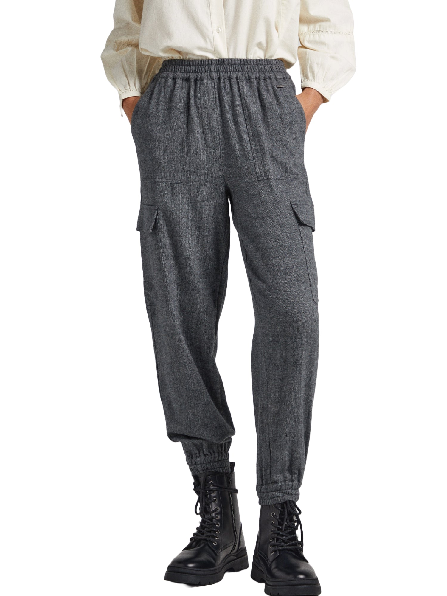 Pantaloni Grigio Pepe Jeans