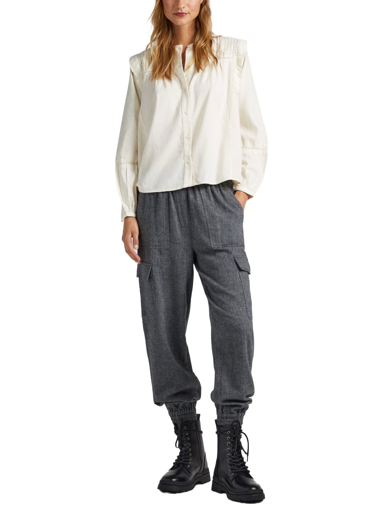 Pantaloni Grigio Pepe Jeans