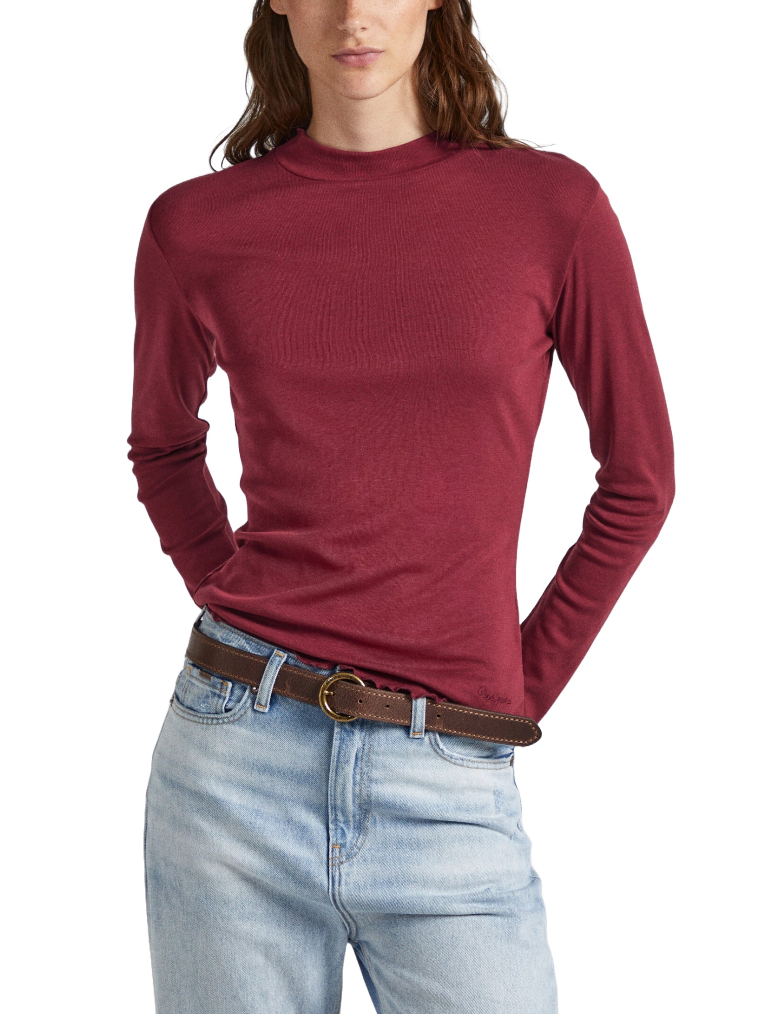 T-shirt Bordeaux Pepe Jeans