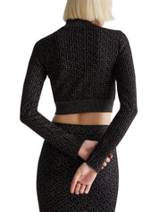 Maglie a collo alto Nero Liu-jo