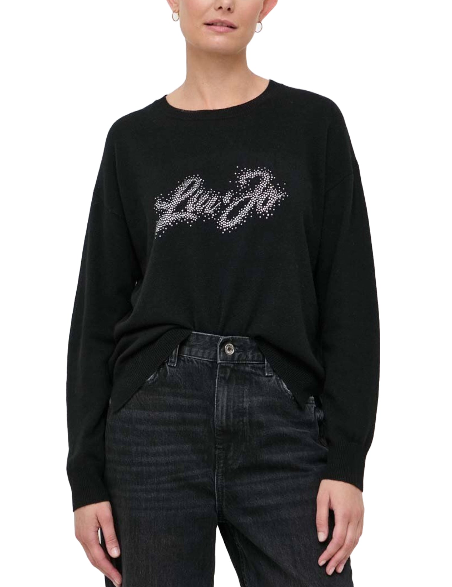 Maglioncini Nero Grigio Liu-jo