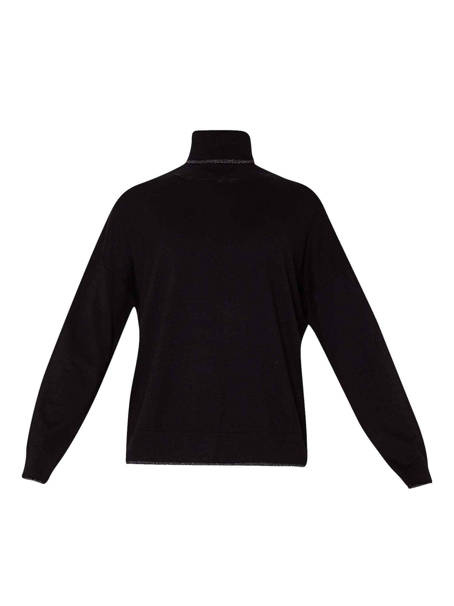 Maglie a collo alto Nero Liu-jo
