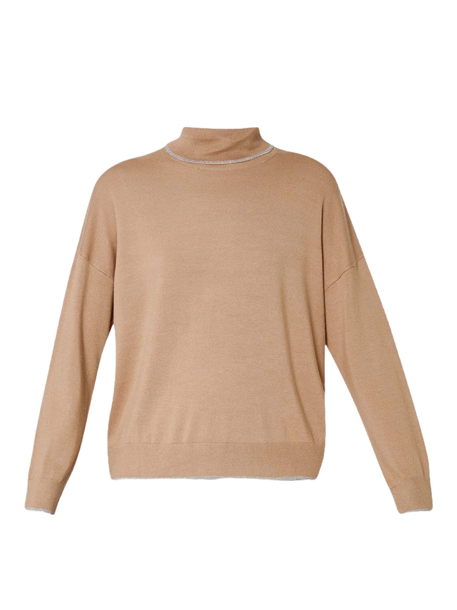 Maglie a collo alto Beige Liu-jo