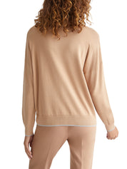 Maglie a collo alto Beige Liu-jo