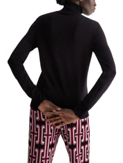 Maglie a collo alto Nero Liu-jo