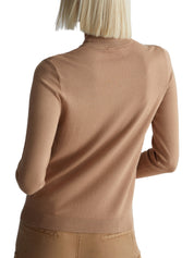 Maglie a collo alto Beige Liu-jo