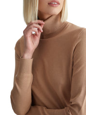 Maglie a collo alto Beige Liu-jo