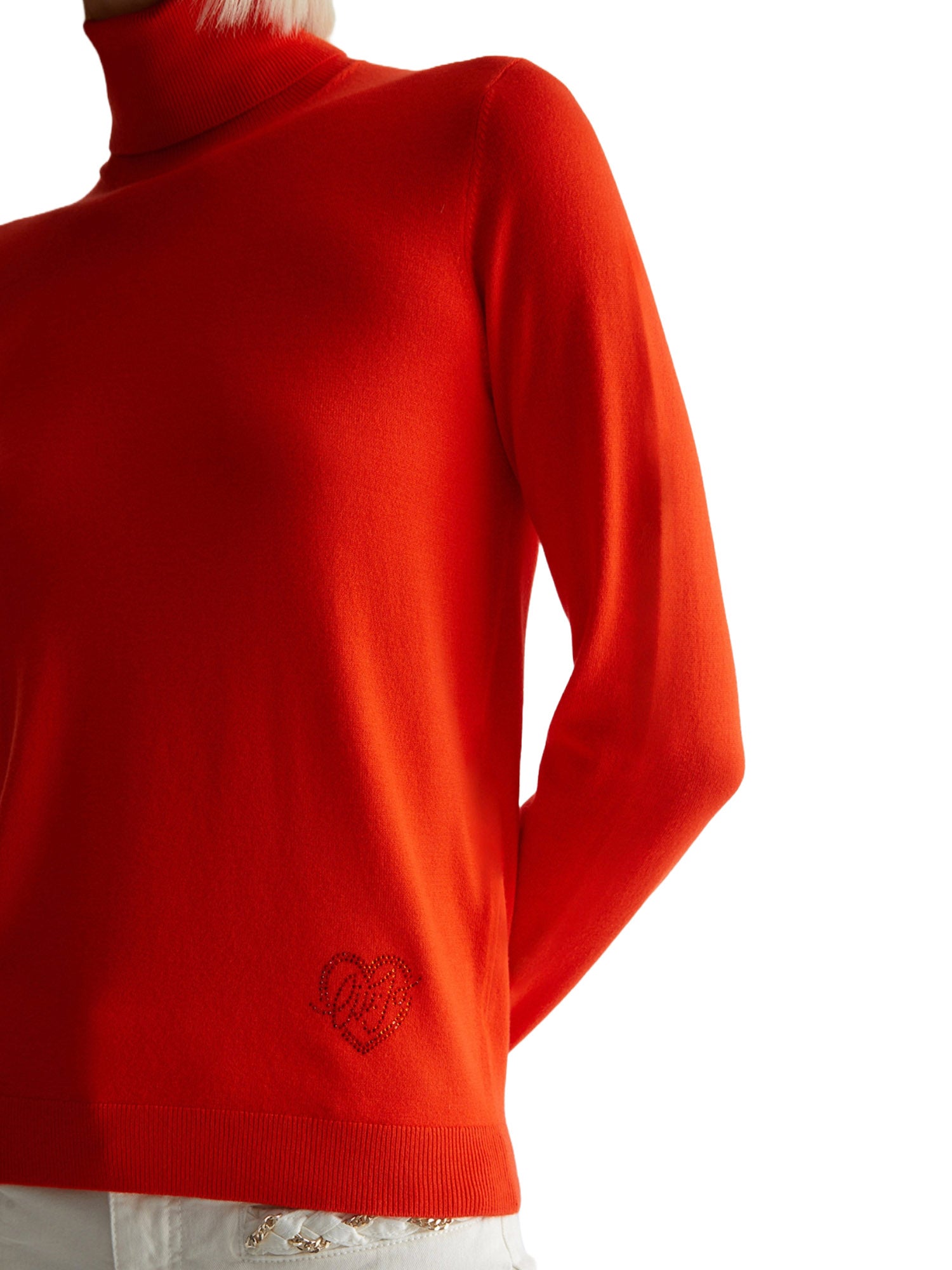 Maglie a collo alto Arancio Liu-jo