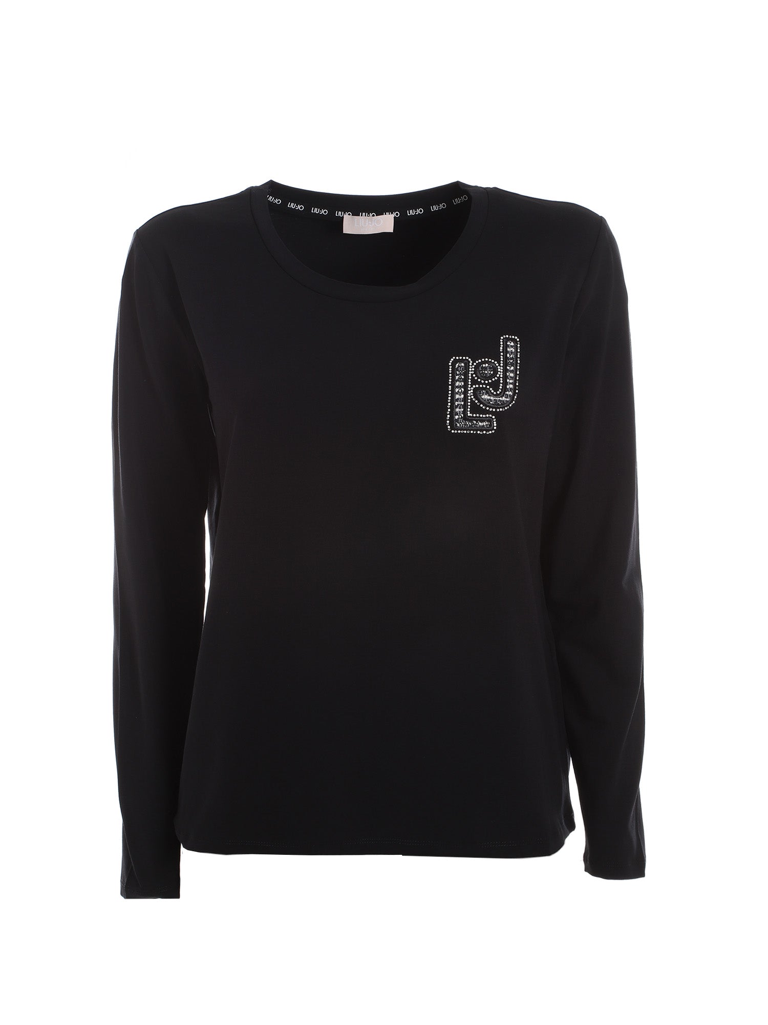 T-shirt Nero Argento Liu-jo