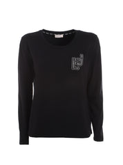 T-shirt Nero Argento Liu-jo