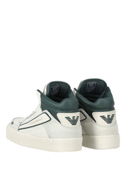 Sneakers Avorio E Verde Ea7 Emporio Armani