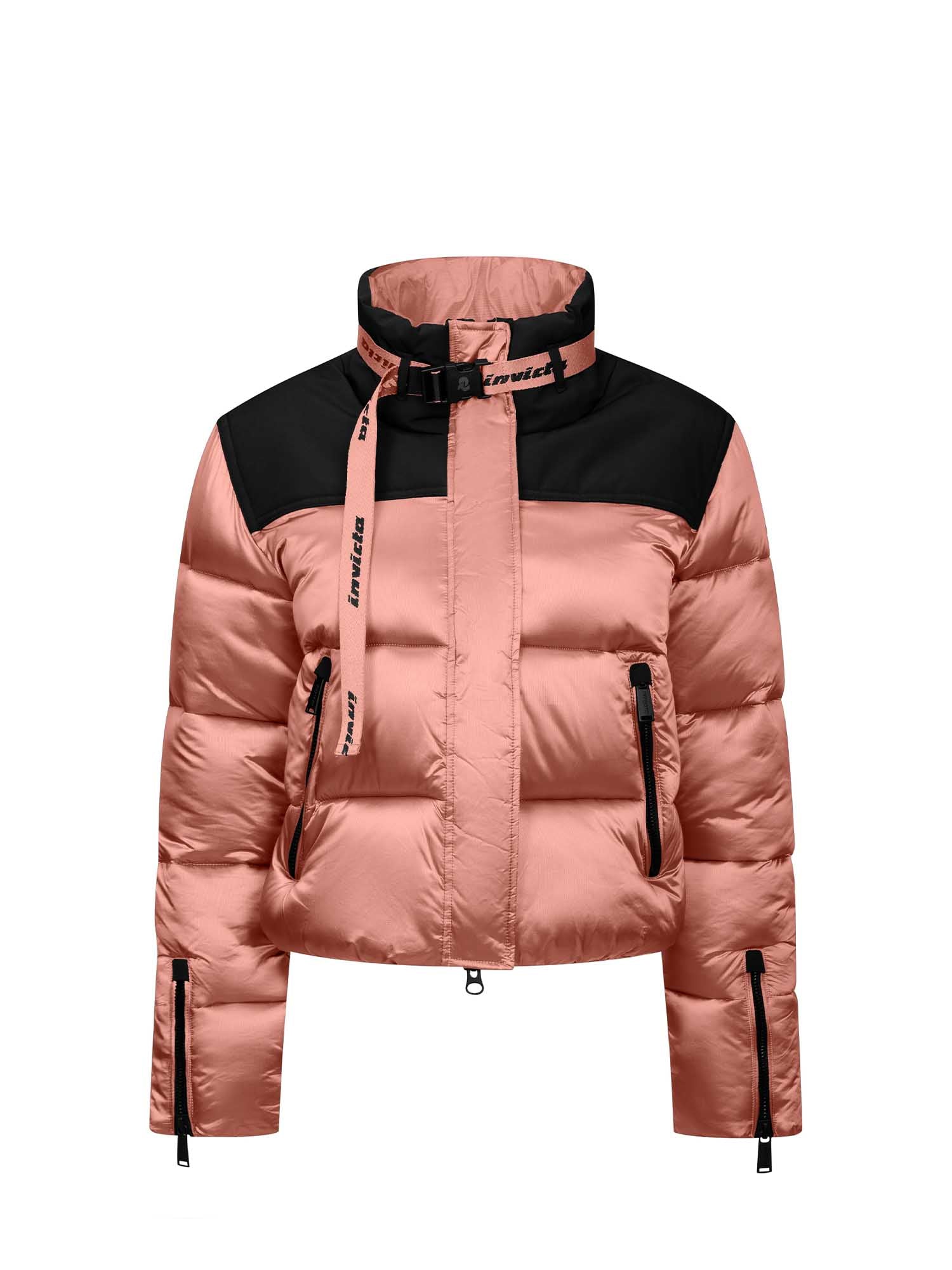 Piumini Invicta Piumino corto donna senza cappuccio bianco di moda Piumini Invicta Piumino corto donna senza cappuccio bianco di moda