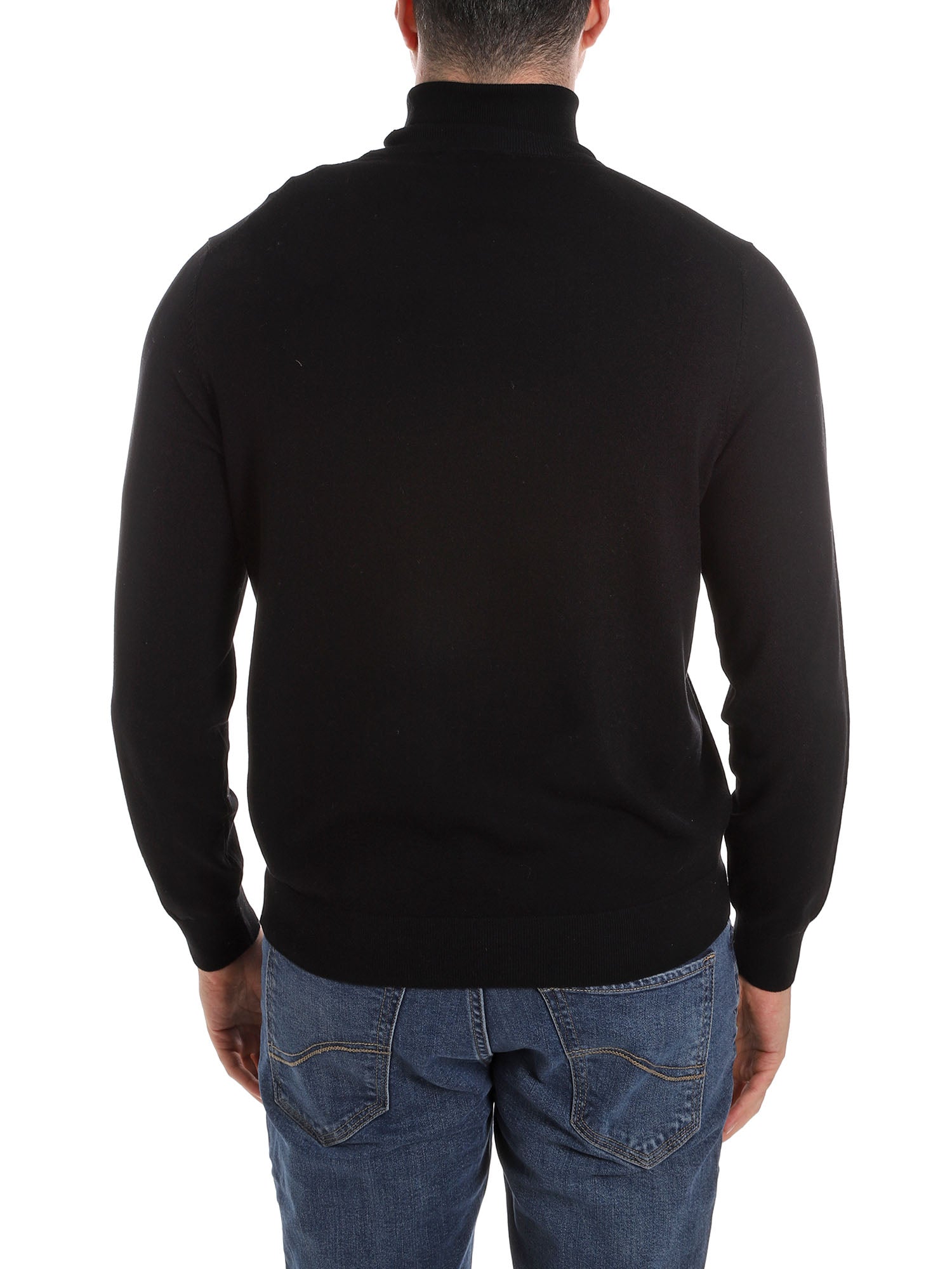 Maglie a collo alto Nero Navigare