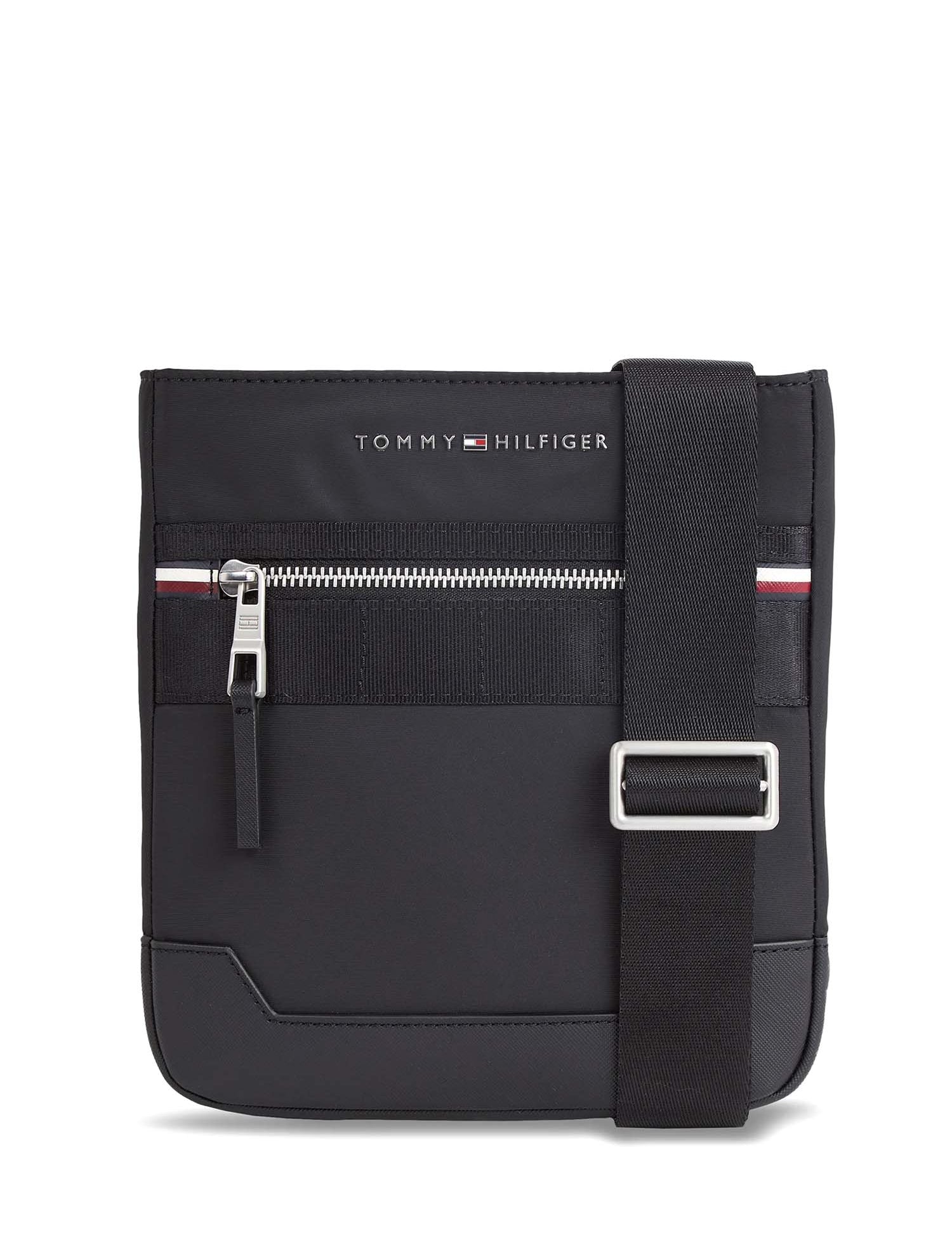 Tracolla Nero Tommy Hilfiger