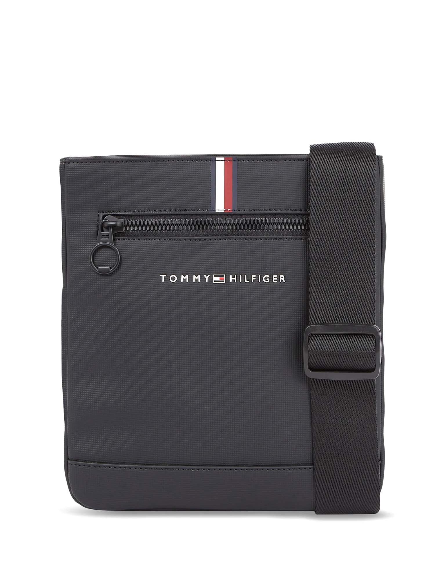 Tracolla Nero Tommy Hilfiger