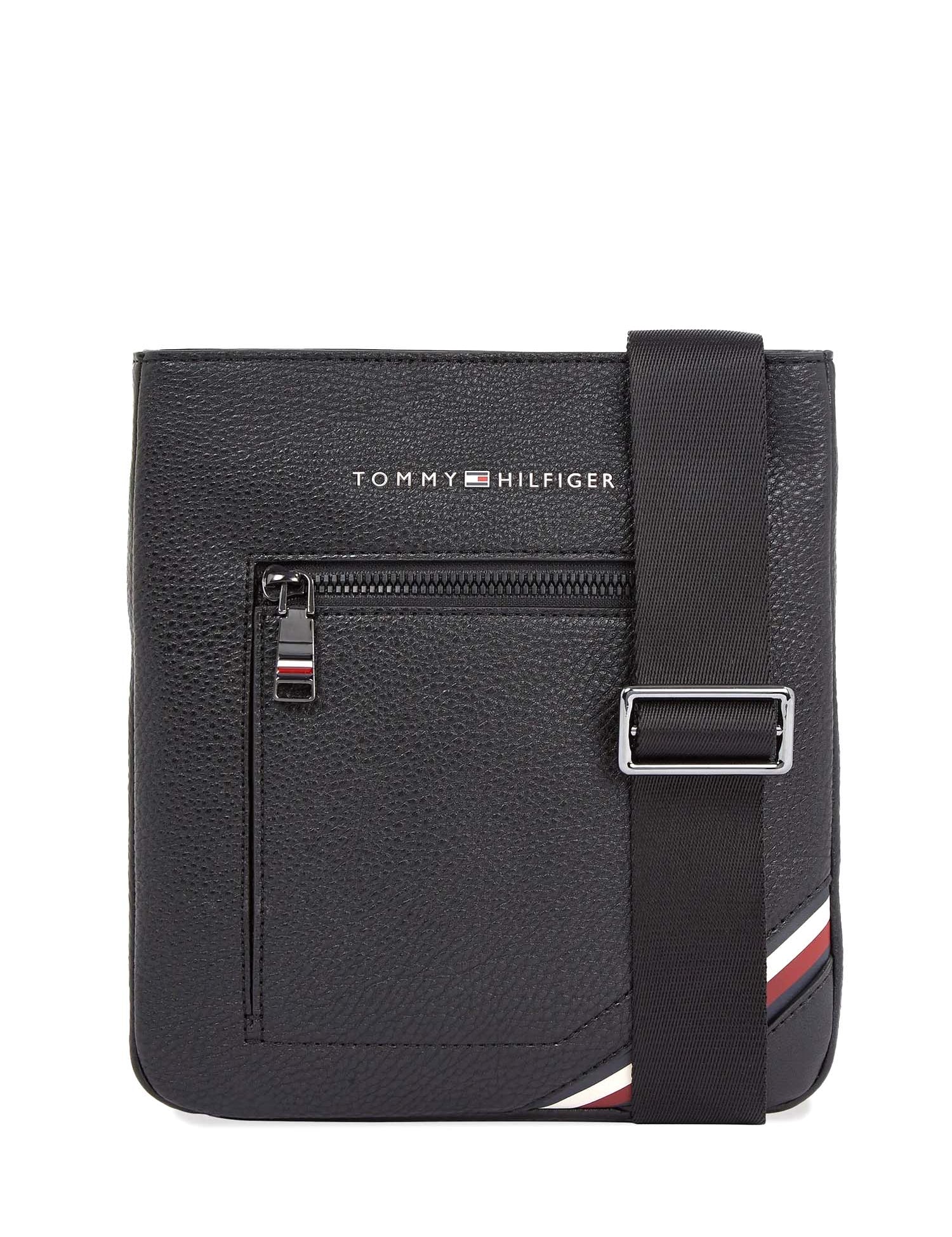 Tracolla Nero Tommy Hilfiger
