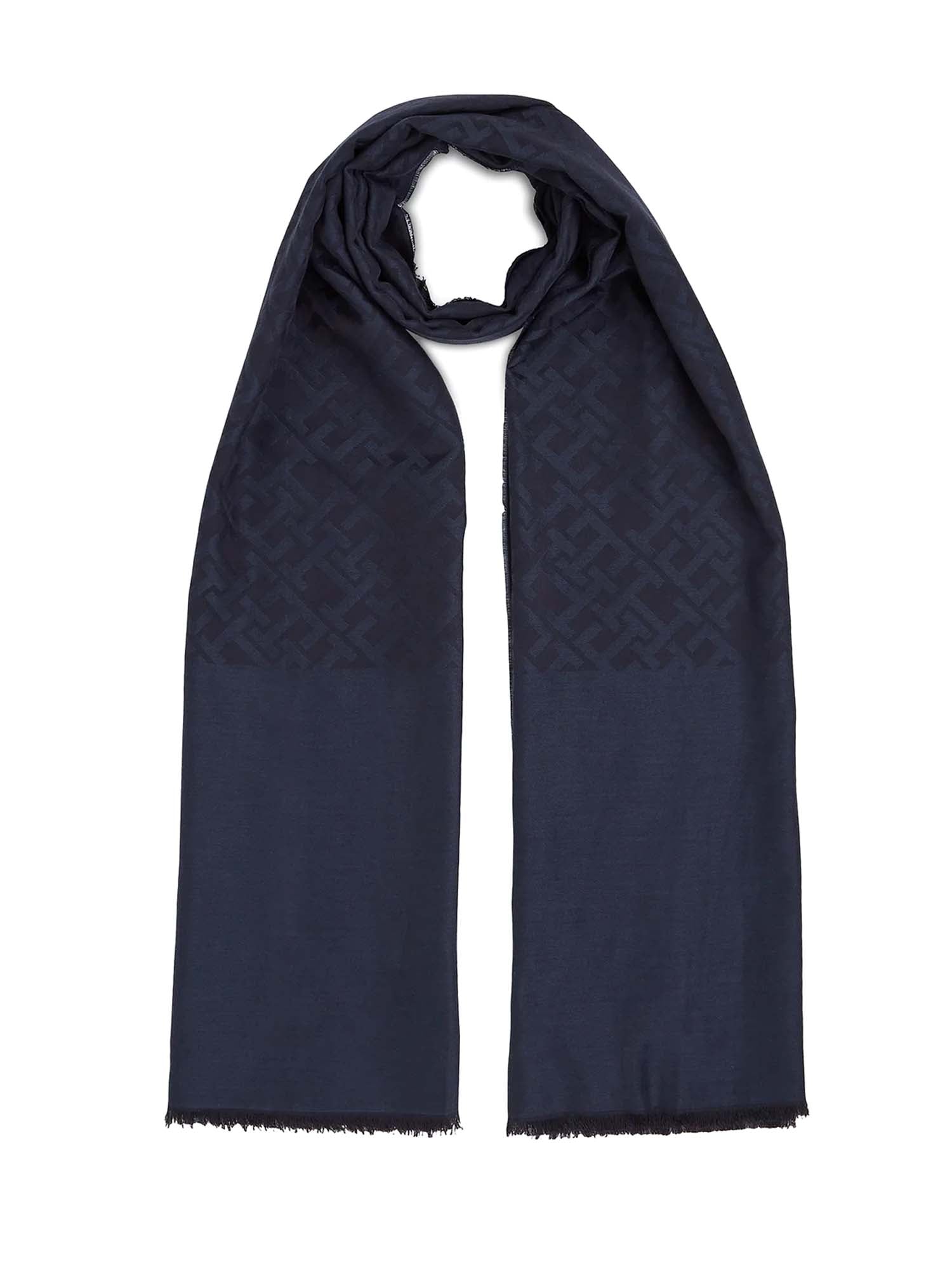 Foulard Blu Tommy Hilfiger