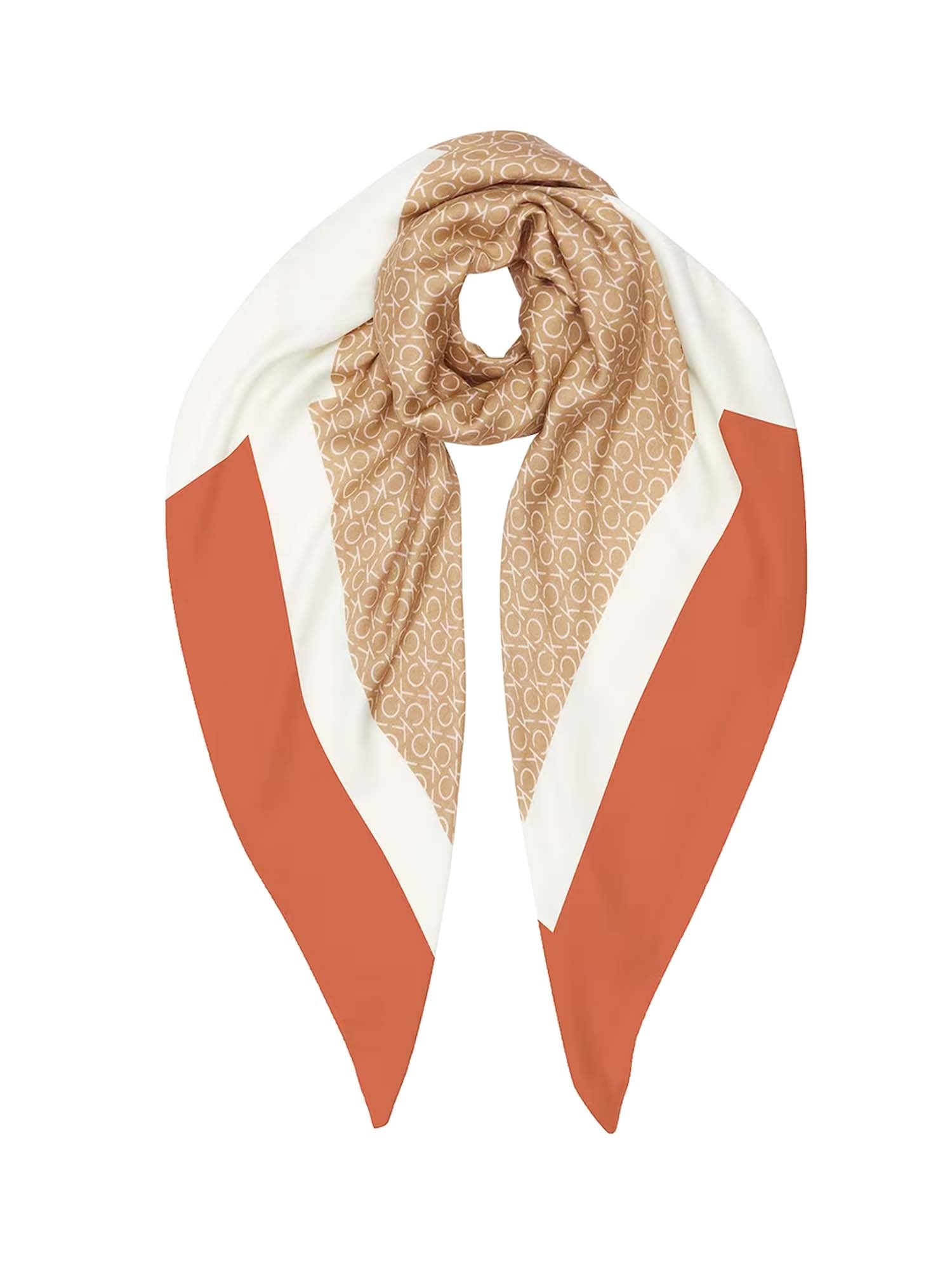 Foulard Marrone Calvin Klein
