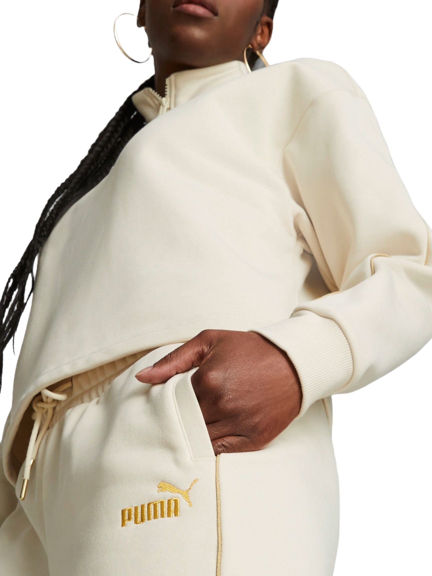 Pantaloni sportivi Beige Puma