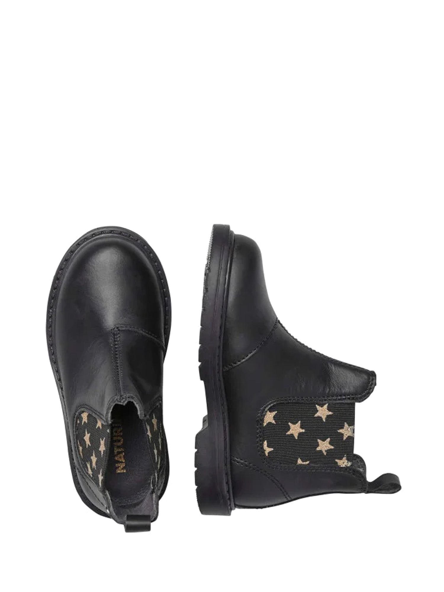 Stivaletti Nero Oro Naturino