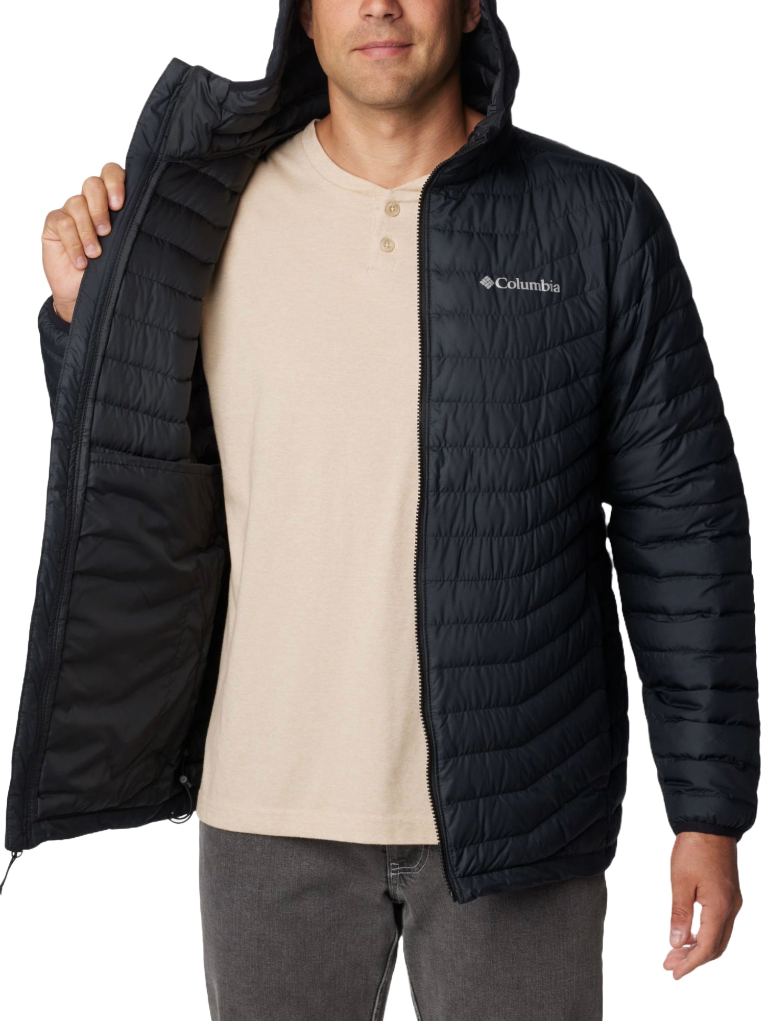 Piumini Nero Columbia