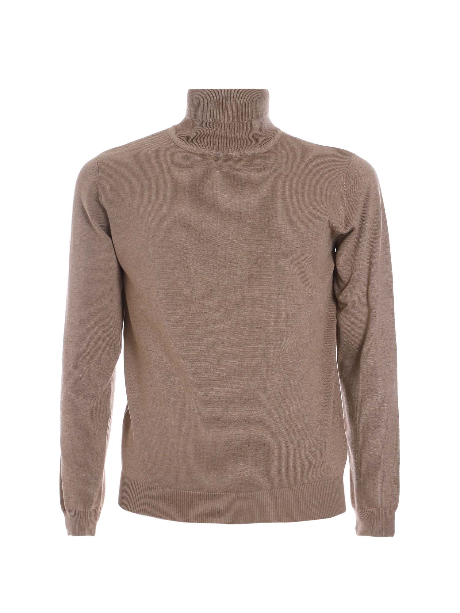 Maglie a collo alto Beige Sseinse