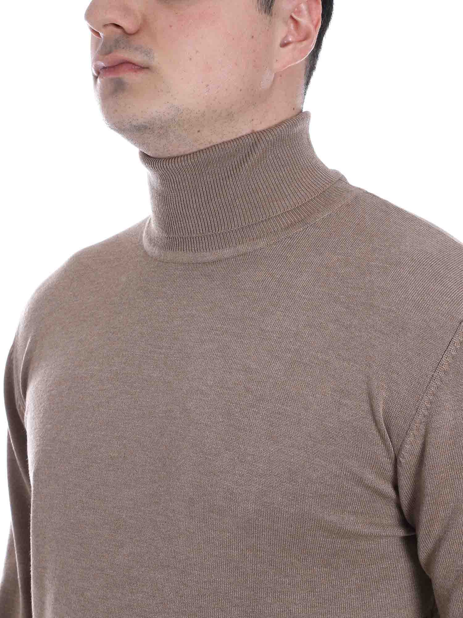 Maglie a collo alto Beige Sseinse