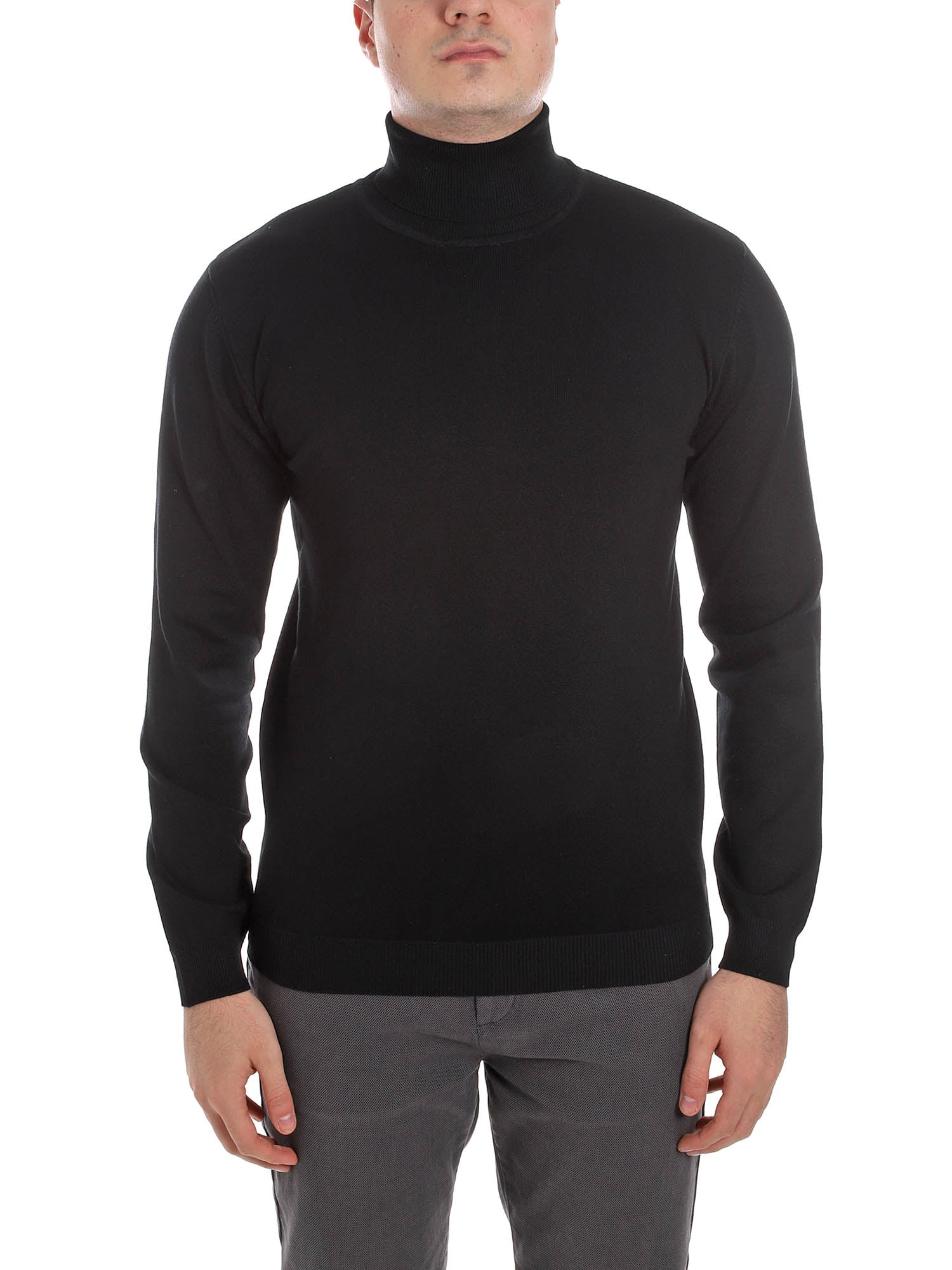 Maglie a collo alto Nero Sseinse