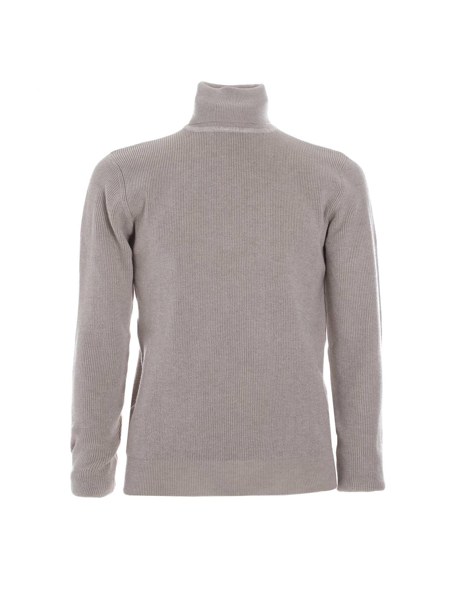 Maglie a collo alto Beige Sseinse