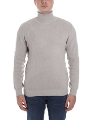 Maglie a collo alto Beige Sseinse