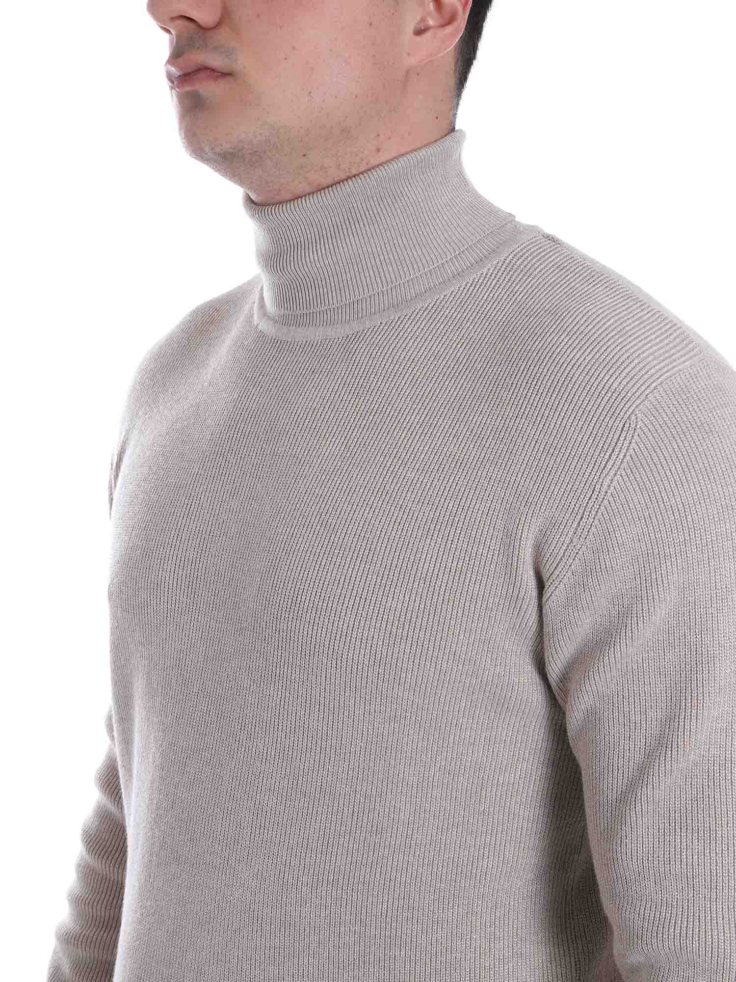 Maglie a collo alto Beige Sseinse