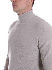 Maglie a collo alto Beige Sseinse