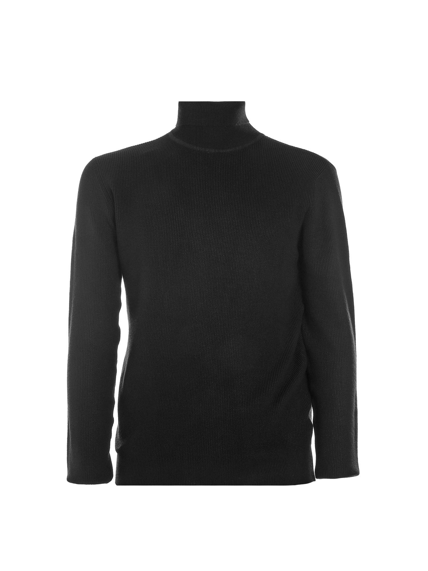 Maglie a collo alto Nero Sseinse