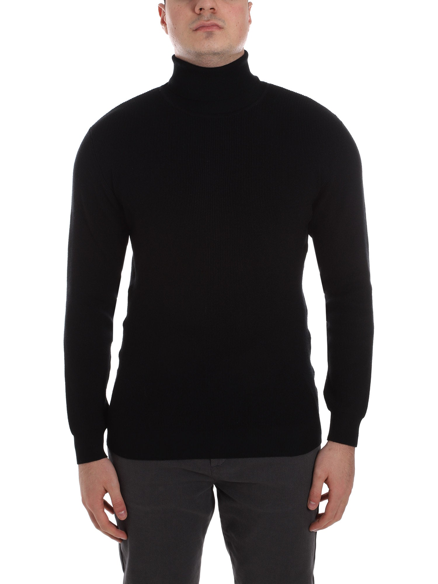 Maglie a collo alto Nero Sseinse