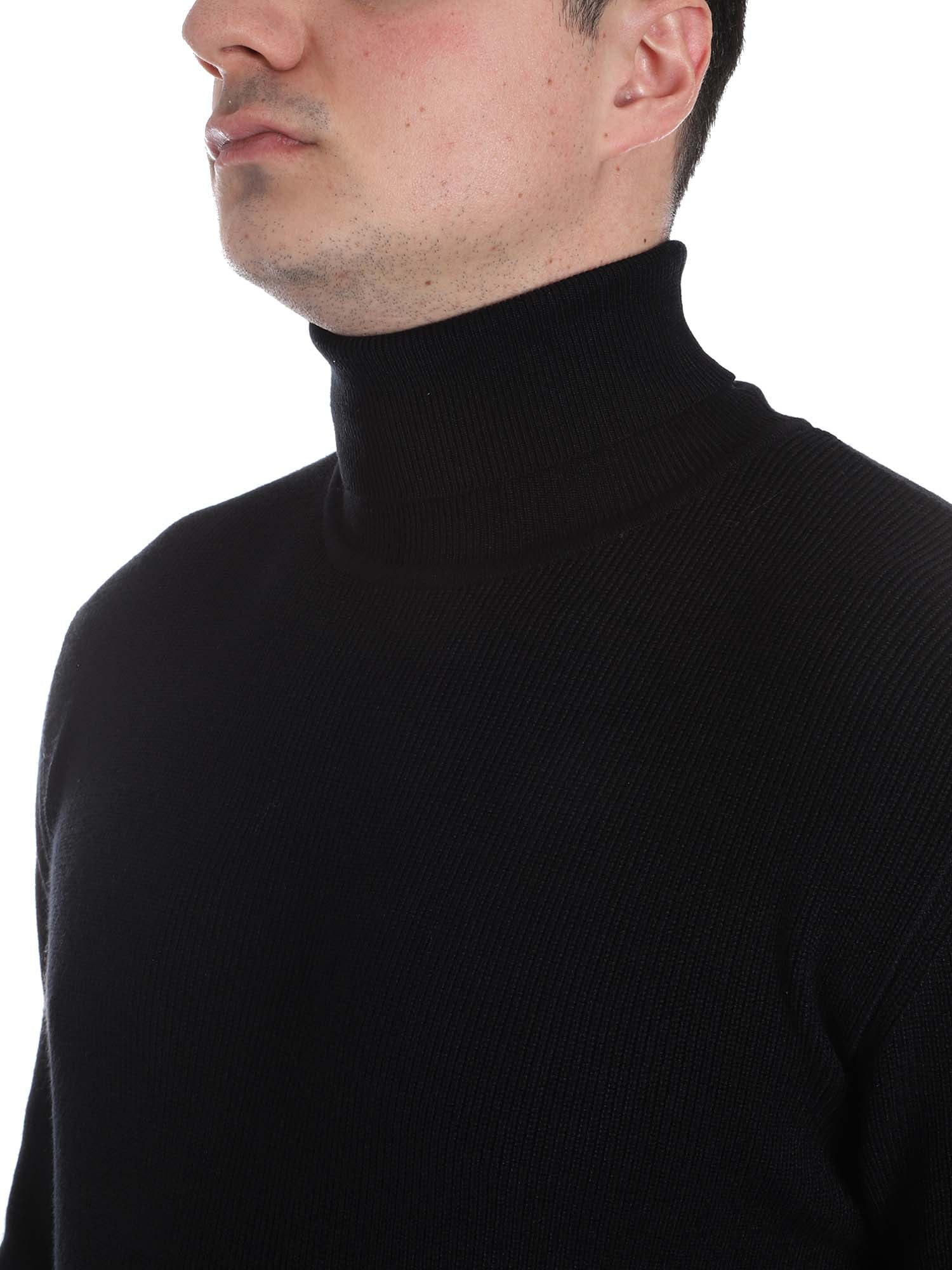 Maglie a collo alto Nero Sseinse