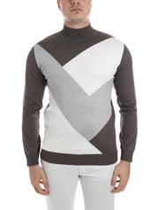 Maglie a collo alto Beige Sseinse