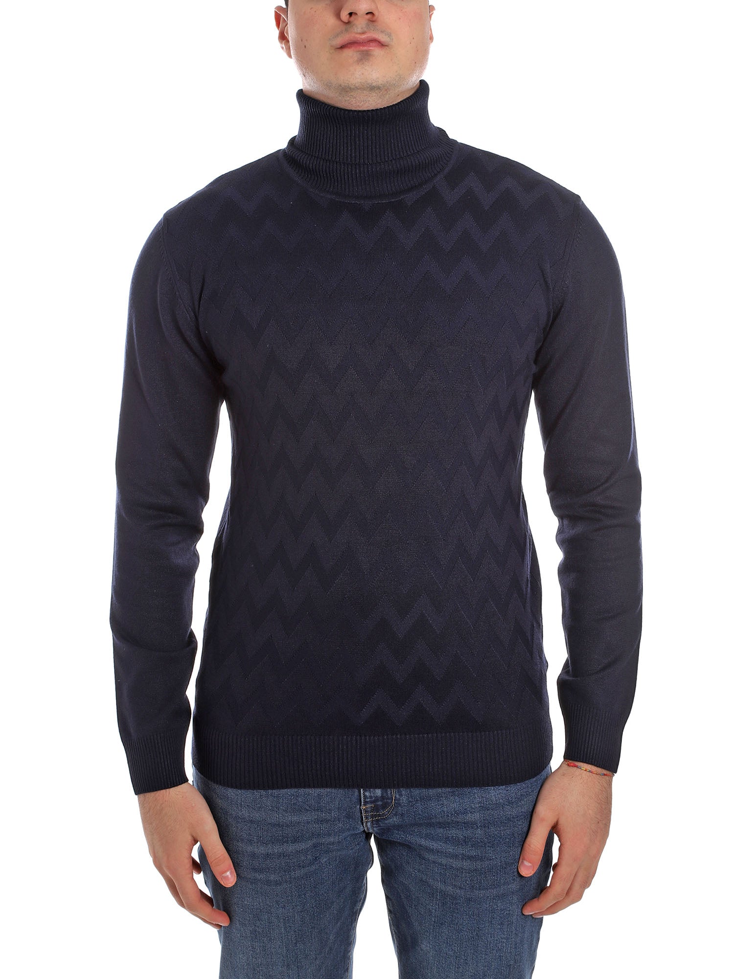 Maglie a collo alto Blu Sseinse