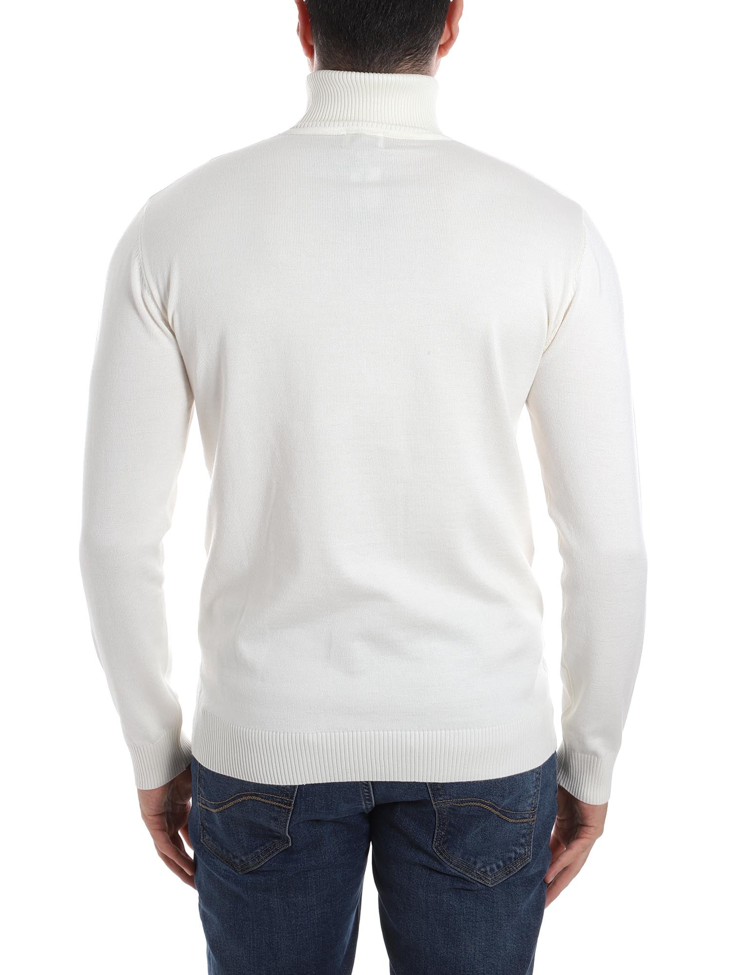 Maglie a collo alto Bianco Sseinse