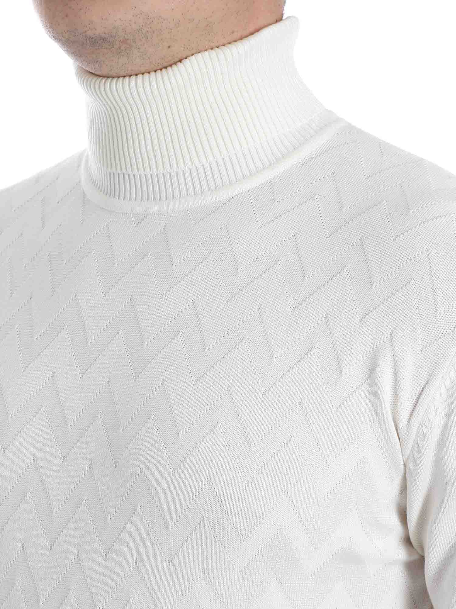 Maglie a collo alto Bianco Sseinse