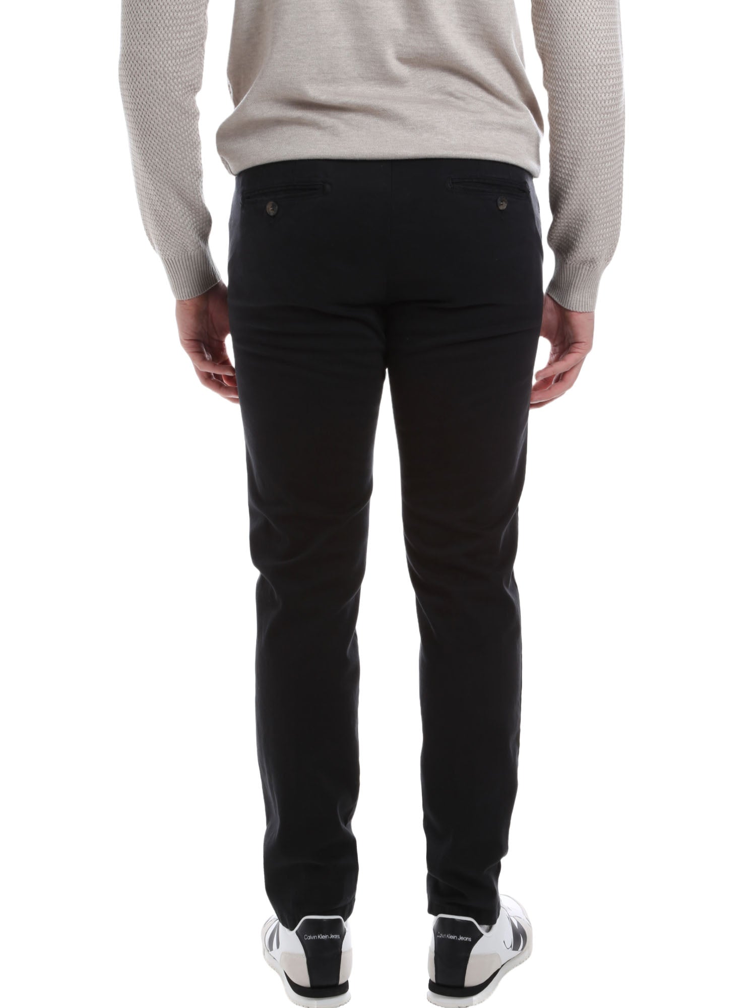 Pantaloni Nero Borgoni Milano