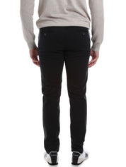 Pantaloni Nero Borgoni Milano