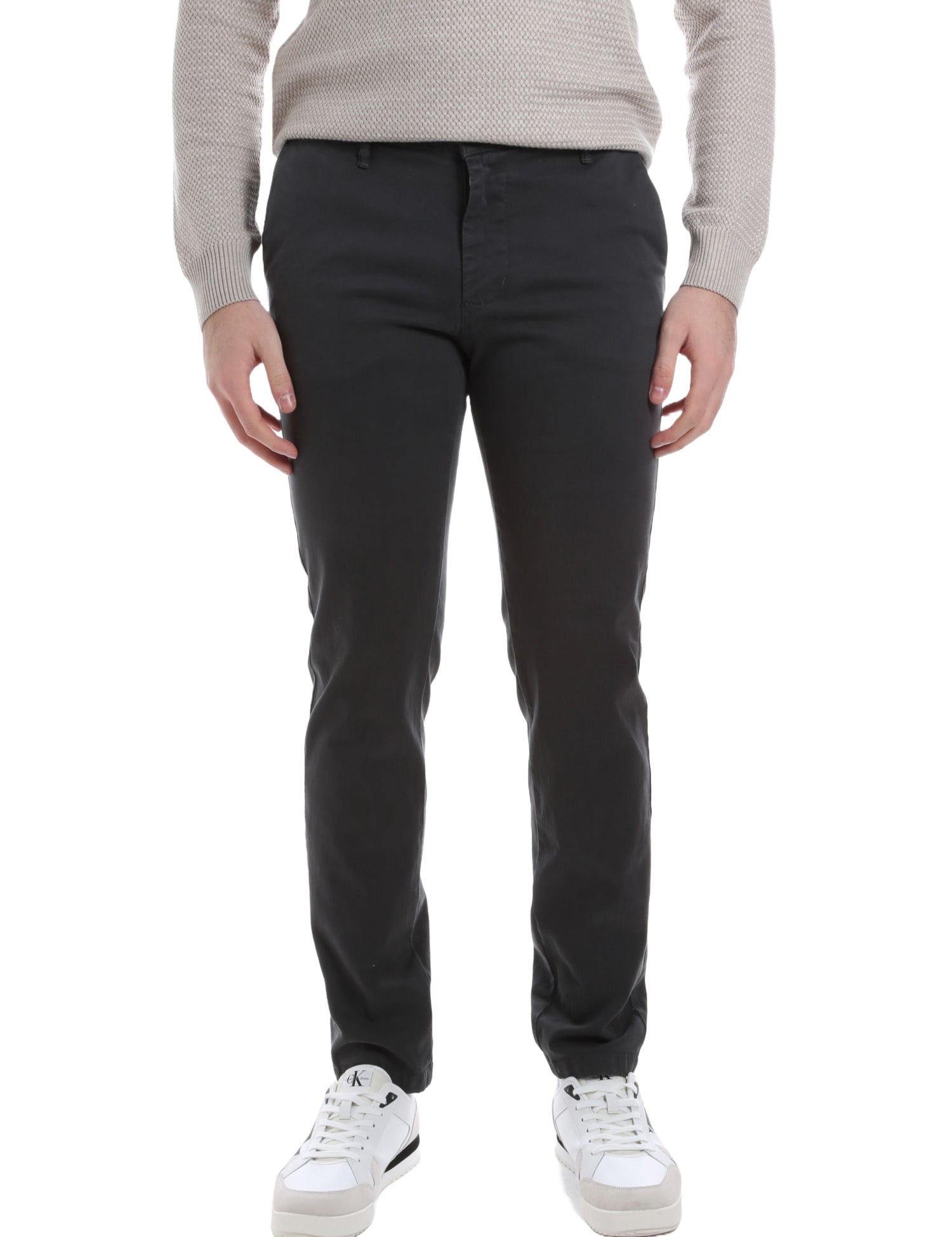 Pantaloni Grigio Borgoni Milano