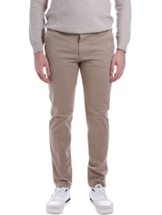 Pantaloni Beige Borgoni Milano