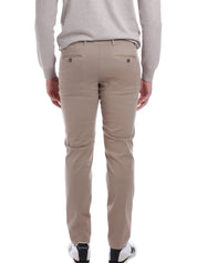 Pantaloni Beige Borgoni Milano