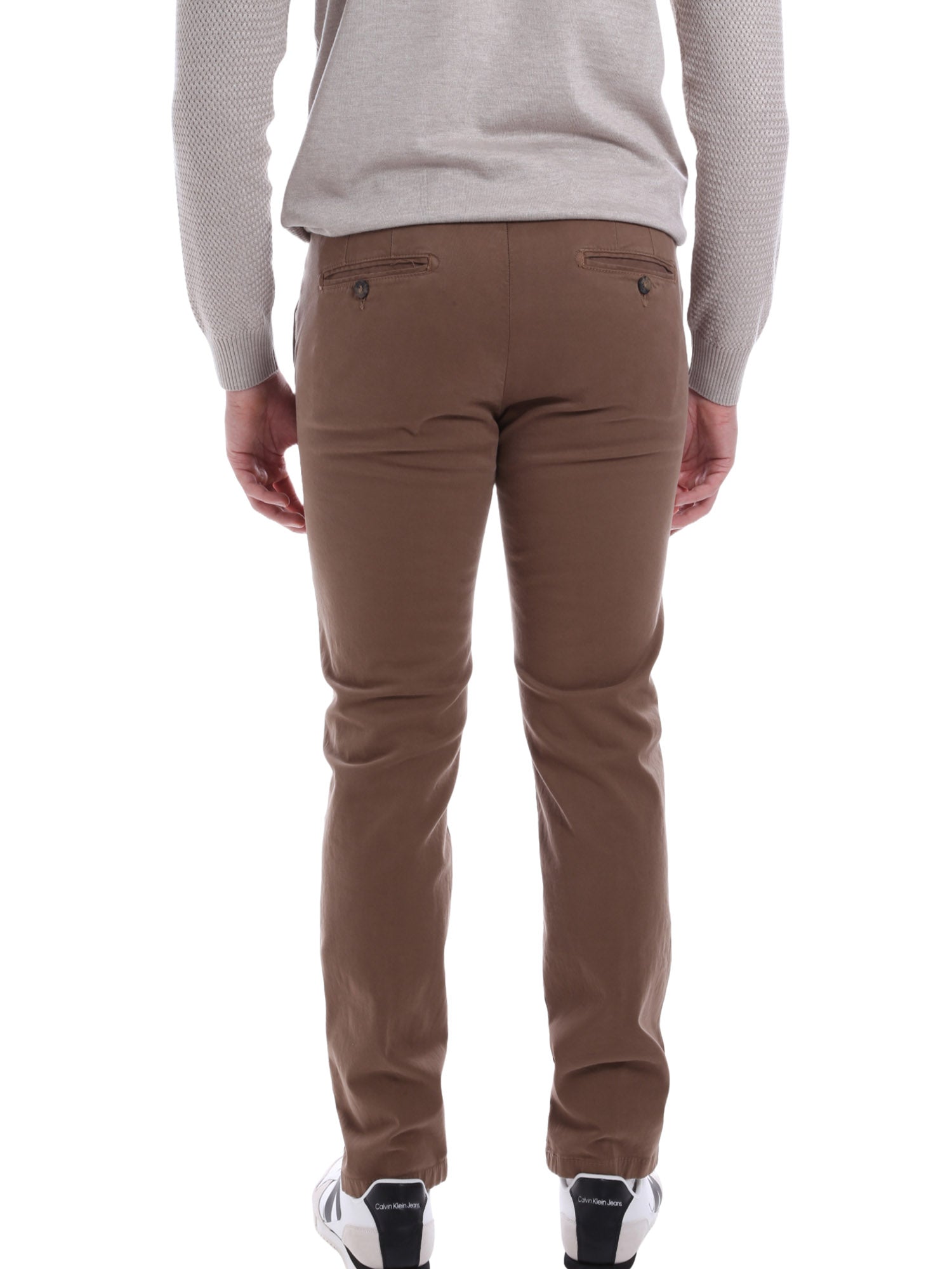 Pantaloni Marrone Borgoni Milano