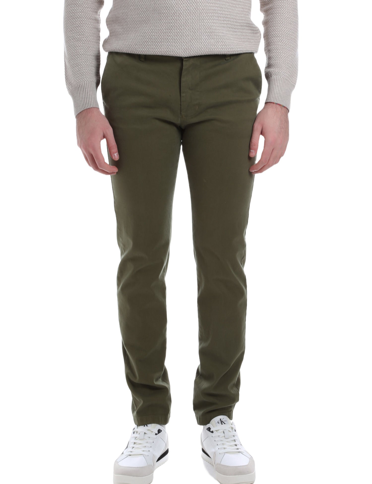 Pantaloni Verde Borgoni Milano