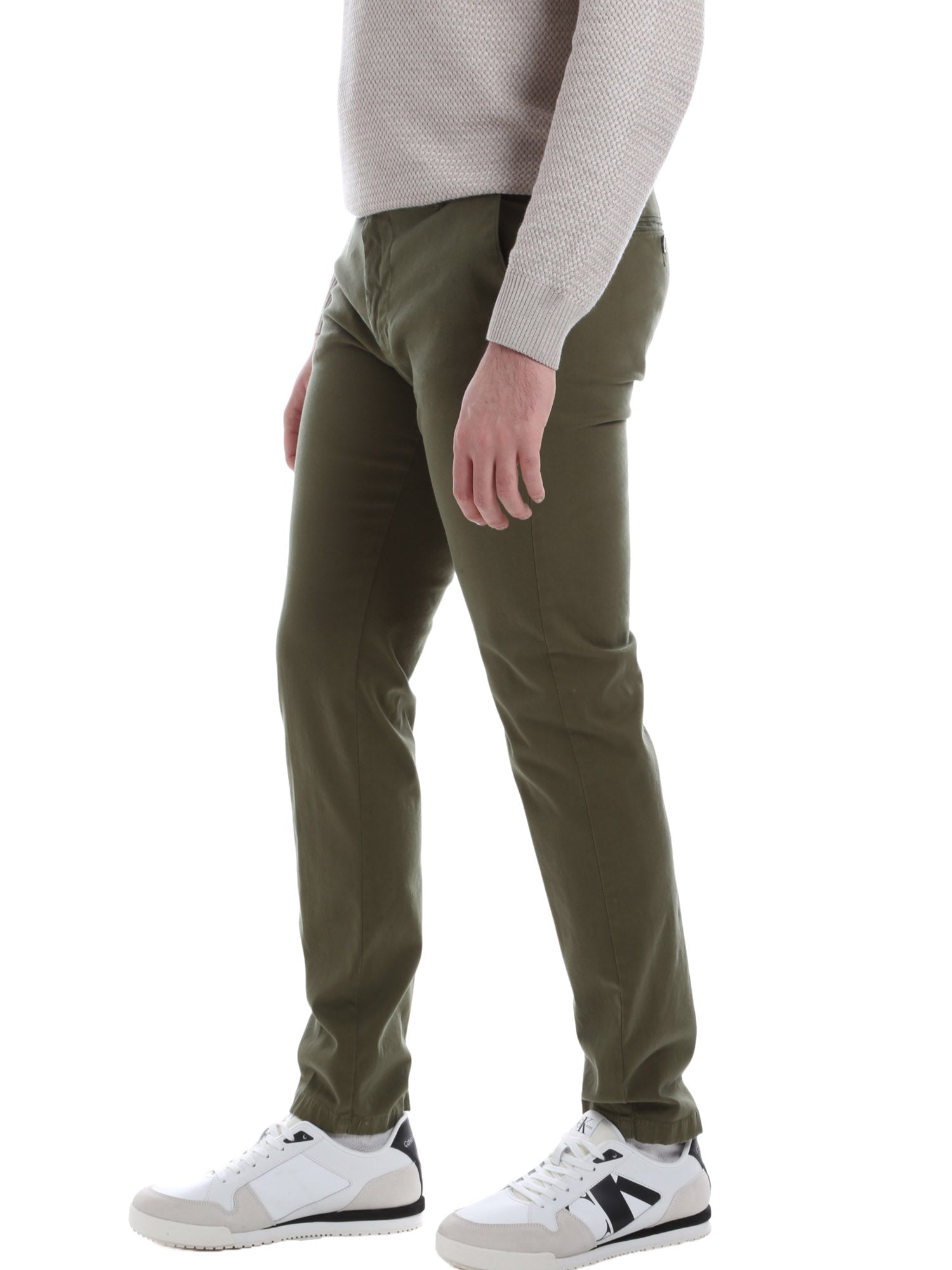 Pantaloni Verde Borgoni Milano
